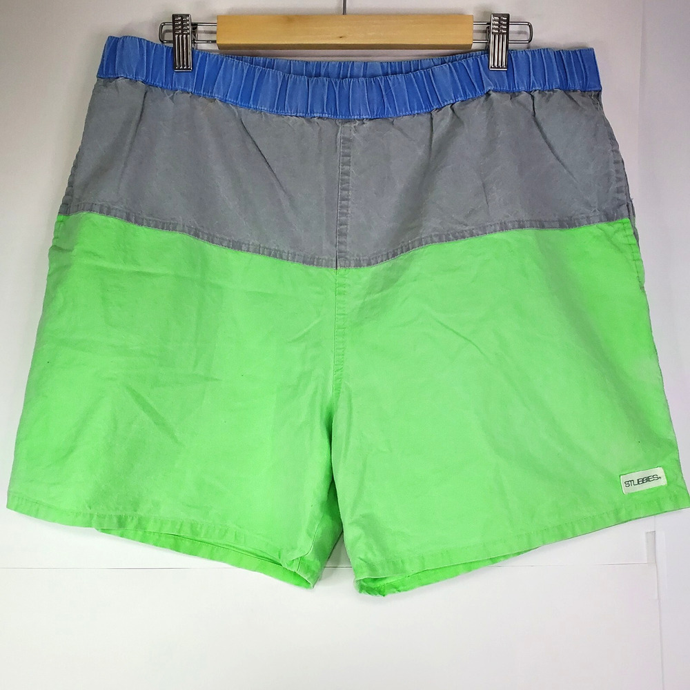 Vintage Stubbies Short Mens Size 36 Surf Skate Dogtown 70s 80s Adult Swim Trunks